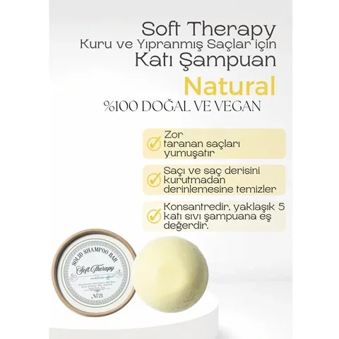 Rosece R21 solid Shampoo For Dry And Damaged Hair 130 gr
