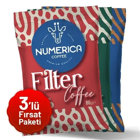 Numerica Filterkaffee Set - 3er Probierpack