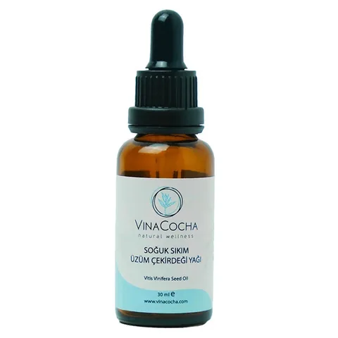 Vinacocha 30ml kaltgepresstes Traubenkernöl - Natürliche Hautpflege