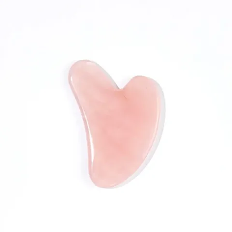 Pelcare Rosenquarz Herz Gua Sha Werkzeug für strahlende Haut
