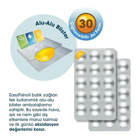 Easy Fish Oil Plus Tutti Frutti Kaubonbons - 30 Stück