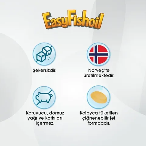 Easy Fish Oil Plus Tutti Frutti Kaubonbons - 30 Stück