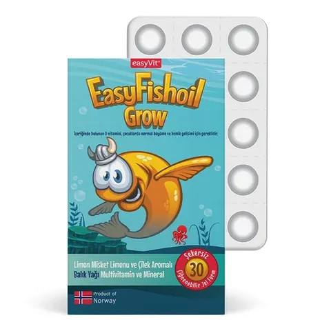 Льняное масло для роста 30 жевательных гелей от Easy Fish Oil