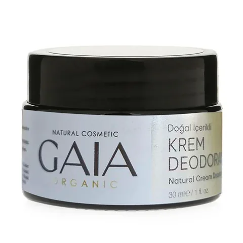 Gaia Organic مزيل عرق كريمي طبيعي عضوي من جايا، 30 مل