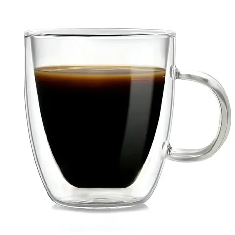 Lia 90ml Doppelwandige Borosilikat-Tasse