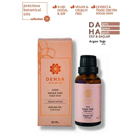 Densa Essential Cold Pressed Argan Oil 30ml - Pure Moisturizer