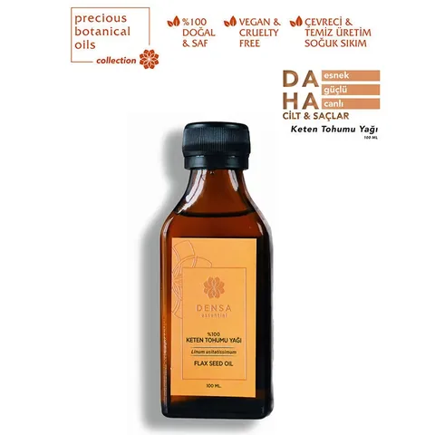 Densa Flaxseed Oil 100ml - Omega-3 Rich Essential Supplement