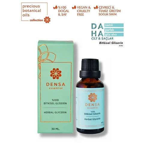 Densa Essential دينسا هيربال جلسرين ٣٠ مل مرطب طبيعي للعناية بالبشرة