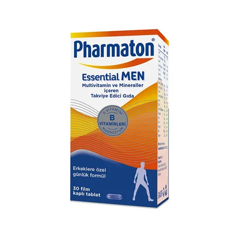 Pharmaton مكمل غذائي أساسي للرجال من فارماتون، 30 قرصًا