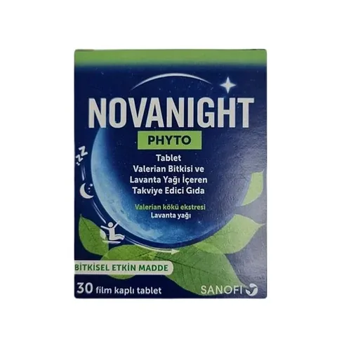 Novanight Phyto Baldrian Tabletten für erholsamen Schlaf - 30 Stück