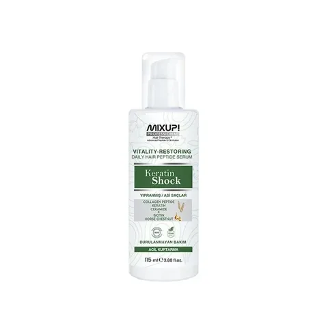 Mixup Vitality-restoring Daily Hair Peptide Serum Keratin Shock 115 ml