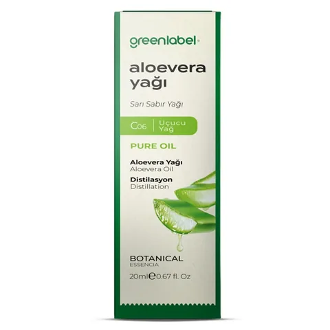 Масло алоэ вера органическое Greenlabel 20 мл