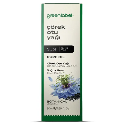 Масло черного тмина холодного отжима 50 мл от Greenlabel