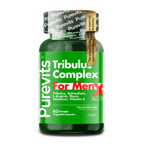 Purevits Tribulus für Männer - 60 vegane Kapseln