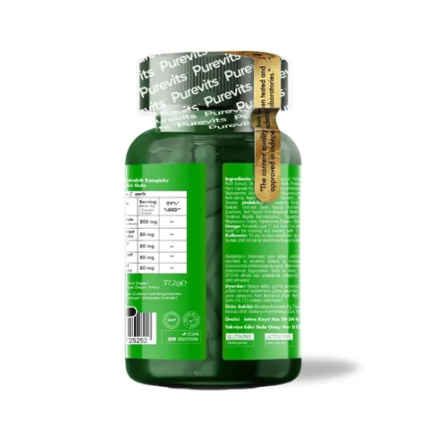Purevits St. Johns Wort Complex 500 mg Food Supplement 60 Vegan Capsules