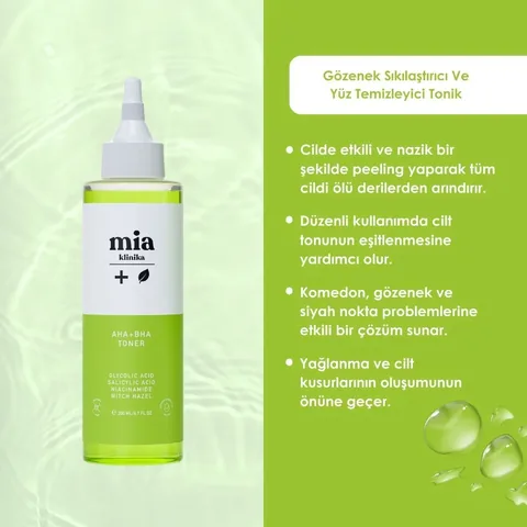 Mia Klinika Pore Tightening And Facial Cleansing Tonic 200 ml