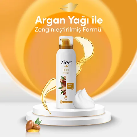 Dove Argan Oil Shower Foam 200 ml