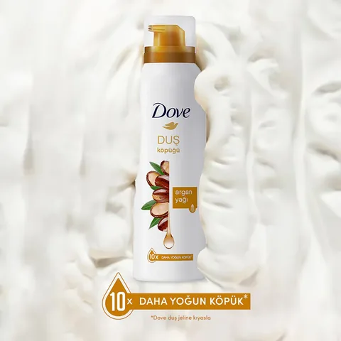 Dove Argan Oil Shower Foam 200 ml