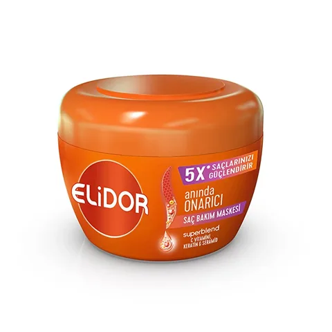 Маска для волос Elidor Superblend Ускоренное восстановление с витамином C, кератином и церамидами 160 мл