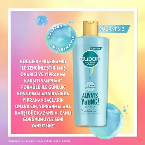 Elidor Kollagen Blends sulfatfreies Shampoo 350ml