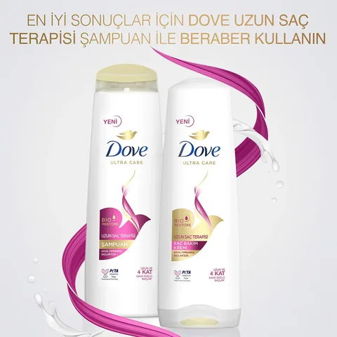 Dove شامبو دوف ألترا كير للعناية بالشعر الطويل، علاج للشعر التالف الطويل، 400 مل