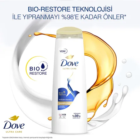 Dove شامبو دوف ألترا كير للعناية بالشعر وإصلاح مكثف للشعر التالف 400 مل