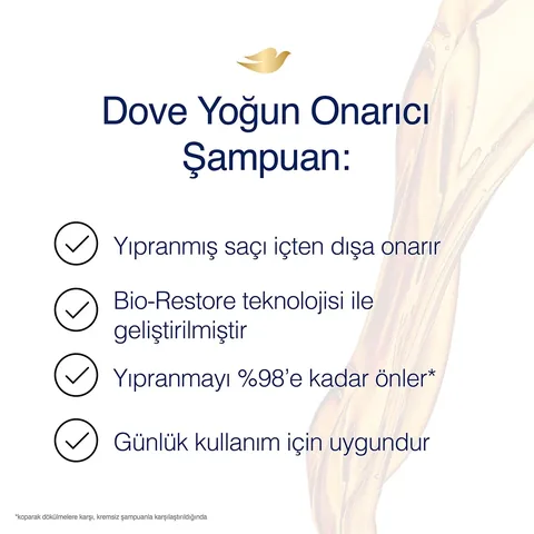 Dove شامبو دوف ألترا كير للعناية بالشعر وإصلاح مكثف للشعر التالف 400 مل