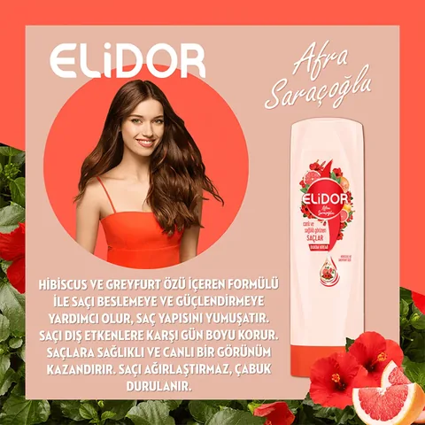 Кондиционер для волос Elidor Argan Oil &amp; Hibiscus 350 мл – Питательный уход