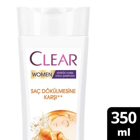 Clear Women Anti-Schuppen Shampoo gegen Haarausfall, 350ml