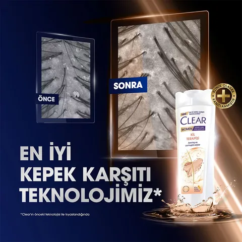 Clear شامبو كلير وومن المضاد للقشرة بالطين العلاجي 350 مل