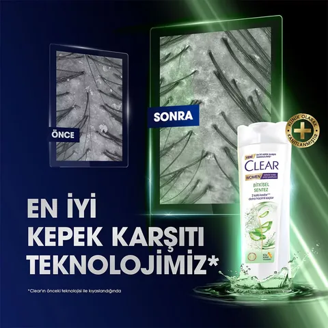 Шампунь против перхоти для женщин Herbal Synthesis 350 мл от Clear