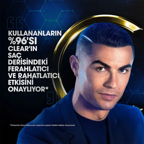 Clear Men Anti-Schuppen Shampoo von Cristiano Ronaldo 350ml