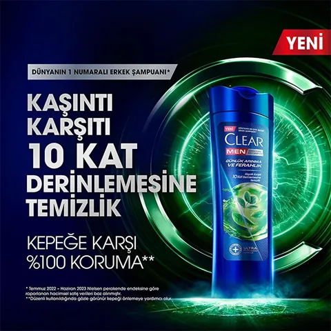 Clear Men Anti-Dandruff Shampoo with Cedarwood &amp; Eucalyptus 350ml