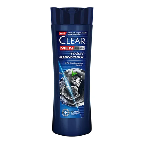 Шампунь против перхоти Clear Men Интенсивное очищение с углем 350 мл