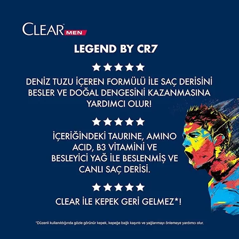 Clear شامبو كلير مين المضاد للقشرة ليجند من سي آر 7 كريستيانو رونالدو 350 مل