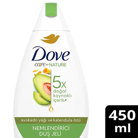 Dove Care By Nature Moisturizing Shower Gel Avocado Oil & Calendula Extract Revitalizing 450 ml