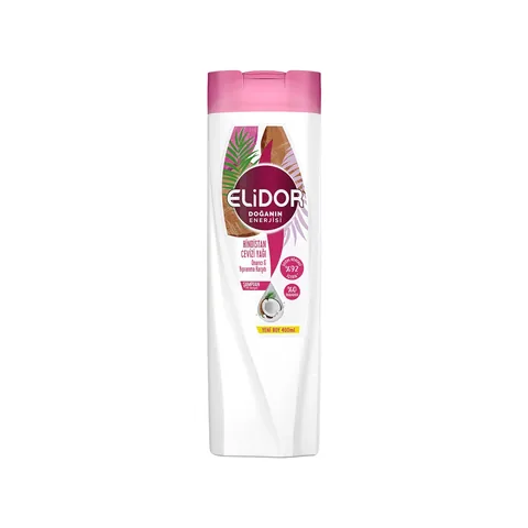 Elidor Kokosnussöl Reparatur Shampoo - 92% Natürlich, 400ml