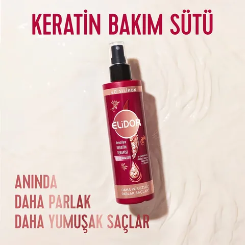 Elidor Liquid Hair Care Milk Brazilian Keratin Therapy 200 ml