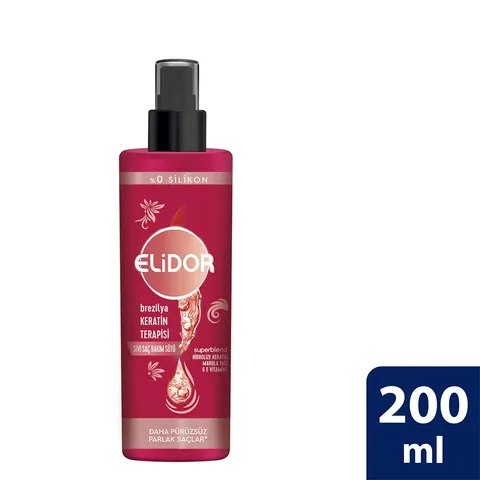 Elidor Liquid Hair Care Milk Brazilian Keratin Therapy 200 ml