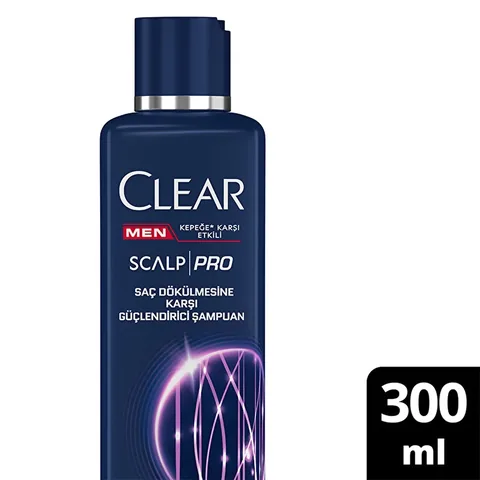 Clear شامبو كلير مين سكالب برو لتقوية فروة الرأس فعال ضد تساقط الشعر والقشرة 300 مل