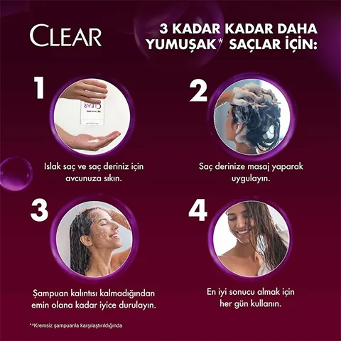 Clear Women Shampoo Smooth Shiny Cape 600 ml