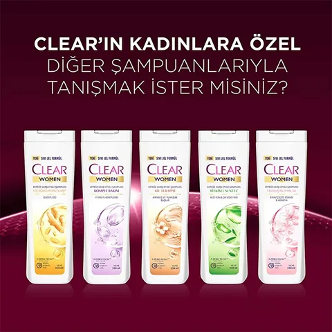 Clear Women Shampoo Smooth Shiny Cape 600 ml