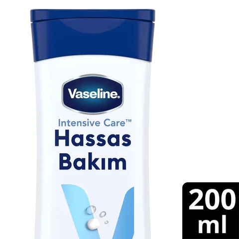 Vaseline Sensitive Care Körperlotion für trockene Haut, 200ml