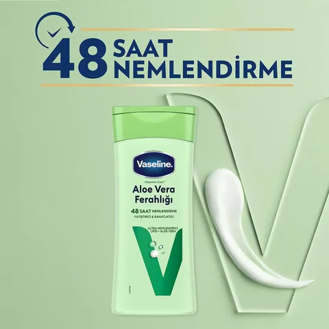 Vaseline لوشن فازلين للجسم بخلاصة الصبار المنعش للبشرة الجافة 200 مل