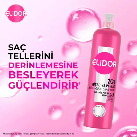 Elidor 7/24 styling Hair Care Cream Strong And Shiny Dry And Dull Hair 240 ml