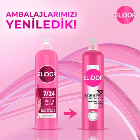 Elidor 7/24 styling Hair Care Cream Strong And Shiny Dry And Dull Hair 240 ml
