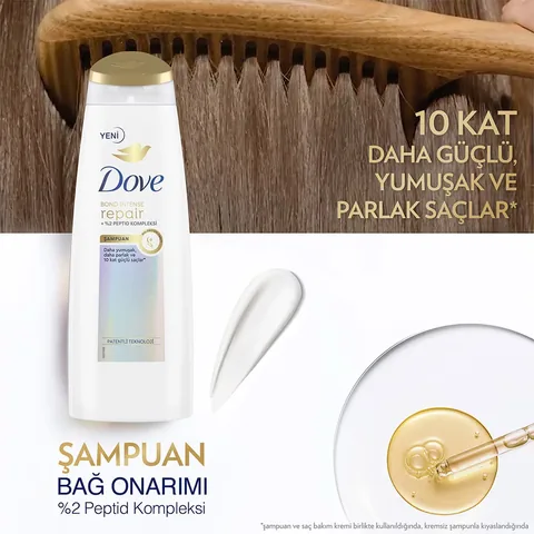 Dove شامبو دوف للعناية بالشعر بوند إنتنس ريبير + ببتيد كومبلكس 400 مل