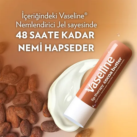 Vaseline Lip Therapy Lip Care Cream Cocoa Butter 4.8 gr