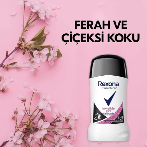 Дезодорант-стик Rexona Motionsense для женщин Невидимый Чистый 40 мл
