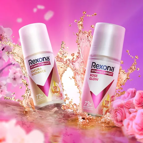 Rexona Vitamin + Bright Women's Roll-on Deodorant Sakura Radiance 45 ml